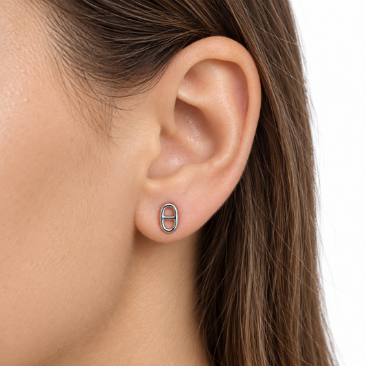 Boucle d'oreille Marine